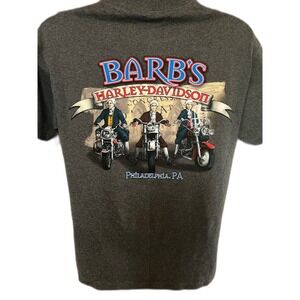 Harley Davidson Founding Fathers On Motorcycles Shirt Mens Size M Philadelphia
